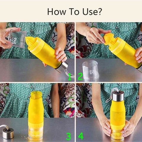 Fruit Pulp Water Bottle