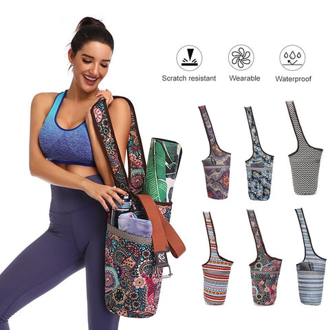 Canvas Yoga Tote Bag